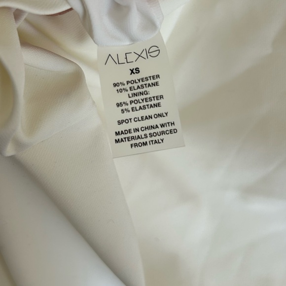 NWT ALEXIS White Shayanne Dress in White - Picture 6 of 8
